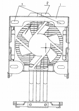 Computer heat dissipation fan