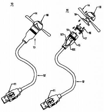 Computer-attached heat dissipation fan